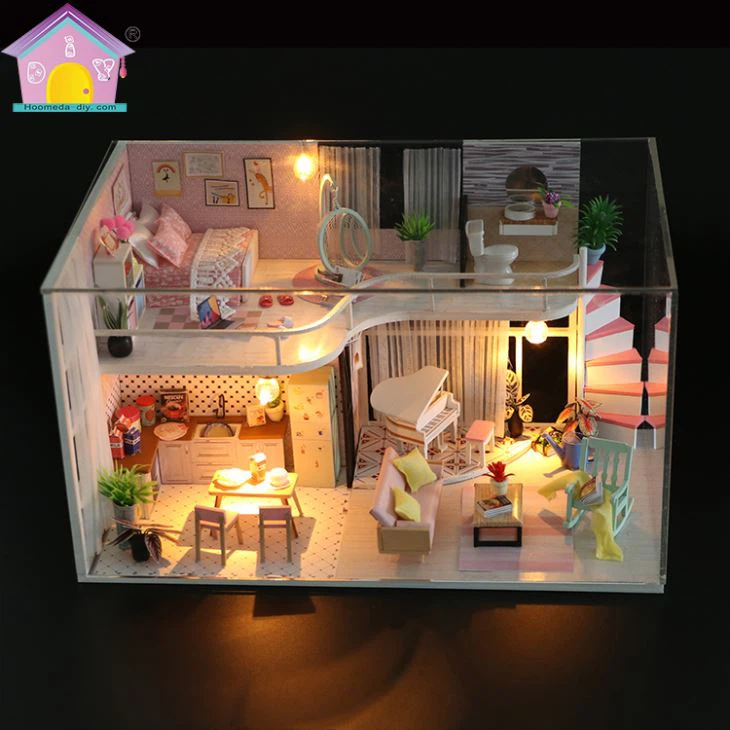 DIY Wooden Miniature Dollhouse