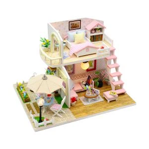 Pink Loft puinen nukkekotisarja