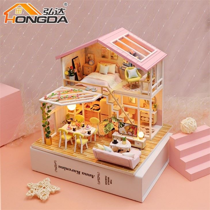 Z Tiny House Sweet Time Pink Color For A Gift