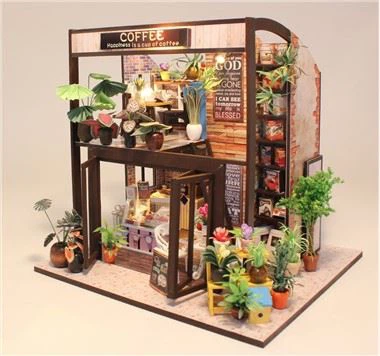 M027 Coffee House Miniatyyri nukkekoti